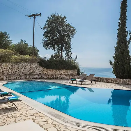 فيلة Delightful Kefalonia 3 Bedrooms Mare Blue Private Pool Close To Amenities Trapezaki ترابيزاكي