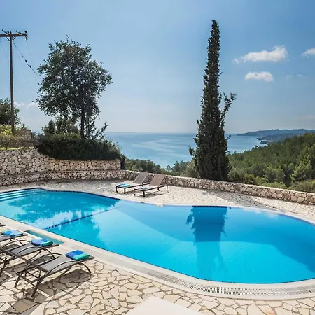 Delightful Kefalonia 3 Bedrooms Mare Blue Private Pool Close To Amenities Trapezaki ترابيزاكي