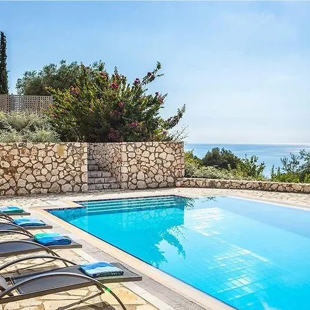 Villa Delightful Kefalonia 3 Bedrooms Mare Blue Private Pool&close To Amenities Trapezaki *