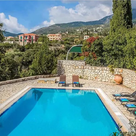 Delightful Kefalonia 3 Bedrooms Mare Blue Private Pool&close To Amenities Trapezaki Villa *